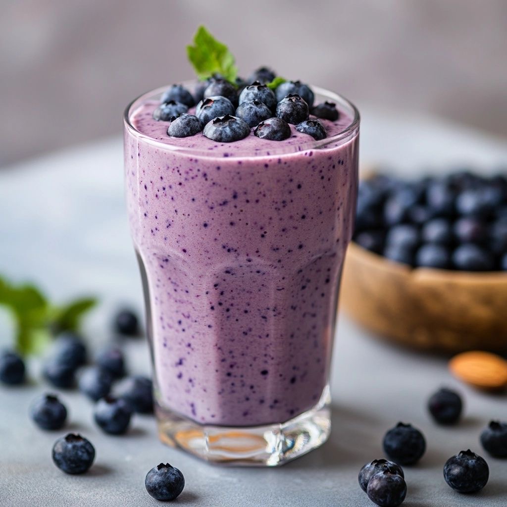 Smoothie blueberry -سموزي توت ازرق