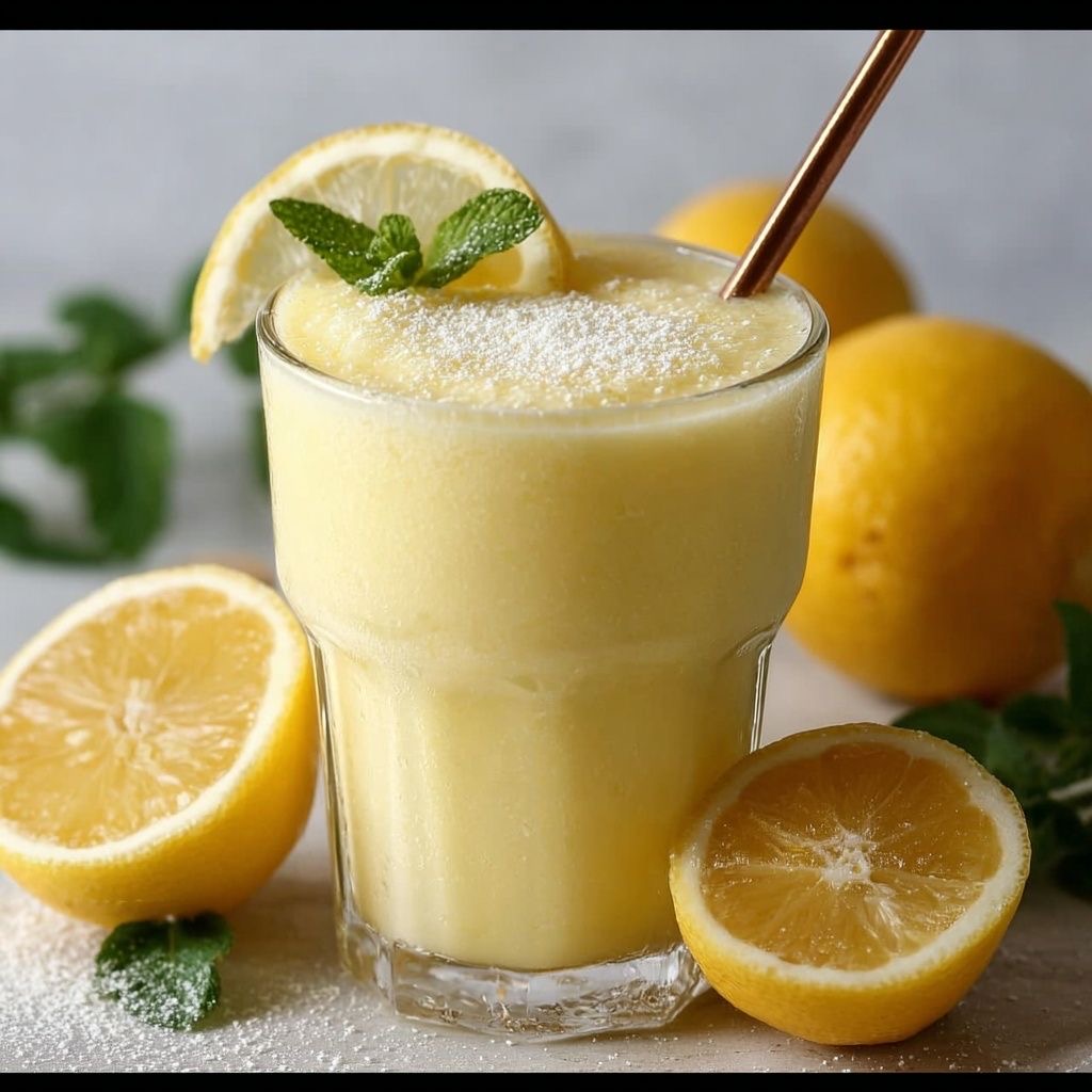 Smoothie lemon mint -سموزي ليمون نعناع