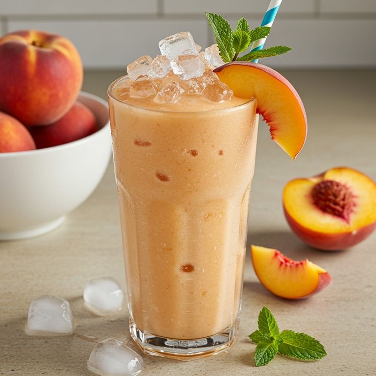 Smoothie peach -سموزي خوخ